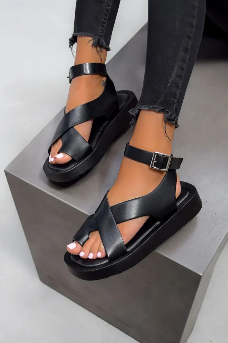 Afrozeh - Sandale Groase Tip Gladiator