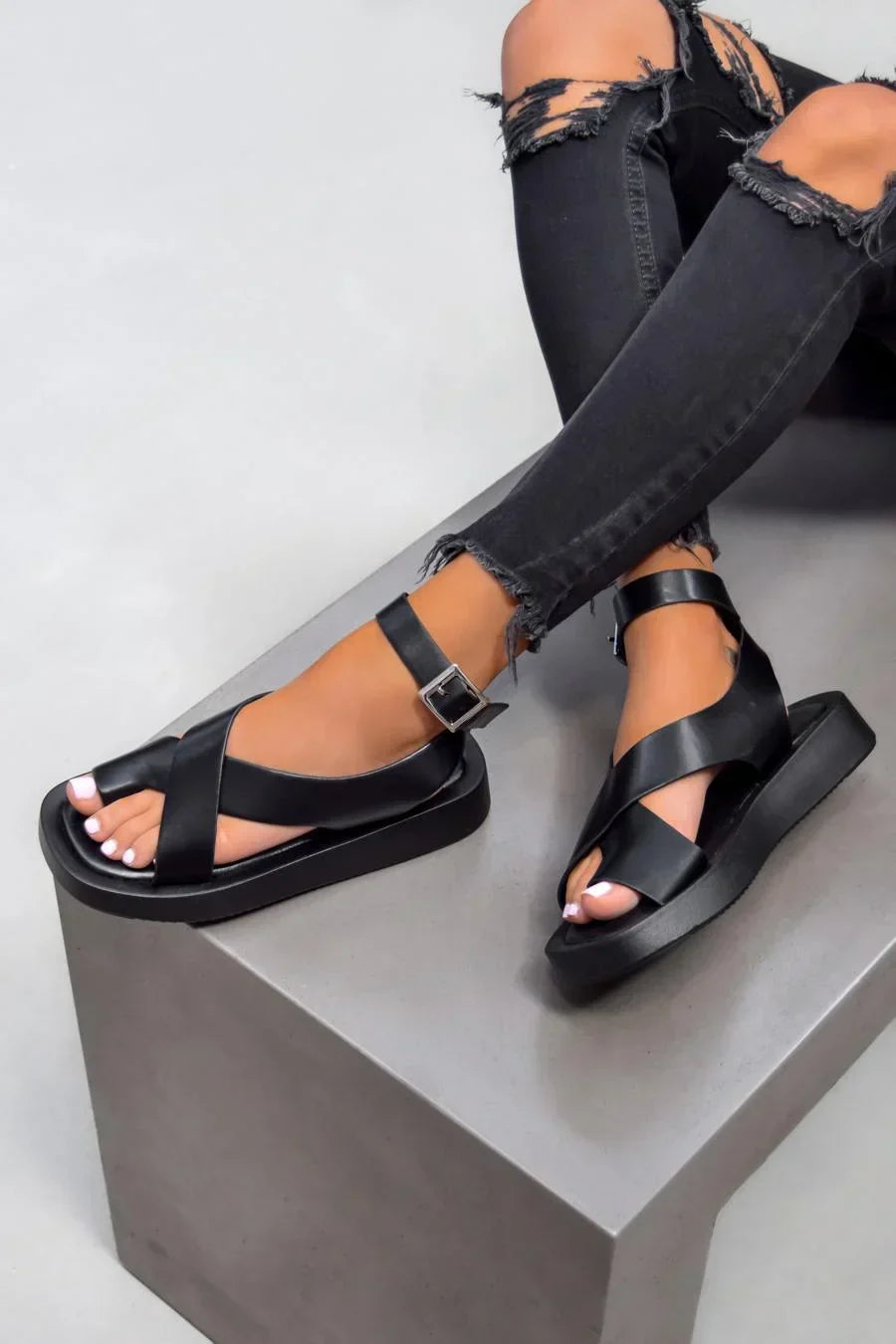 Afrozeh - Sandale Groase Tip Gladiator