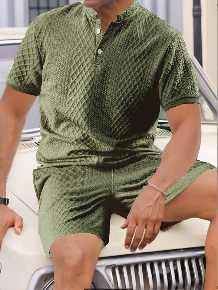 Reginald - Setează Din Două Piese Cu Model Texturat