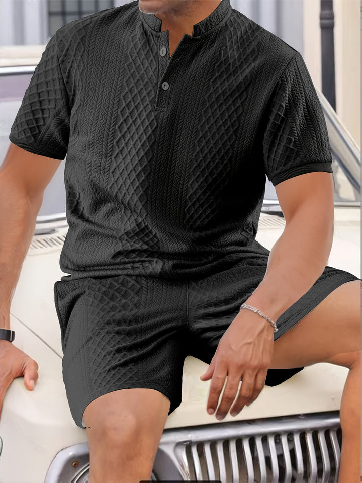 Reginald - Setează Din Două Piese Cu Model Texturat