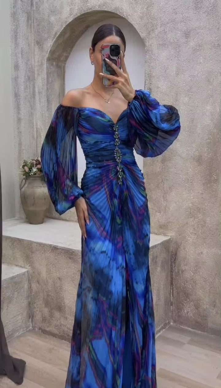 Rosalia | Rochie elegantă colorată